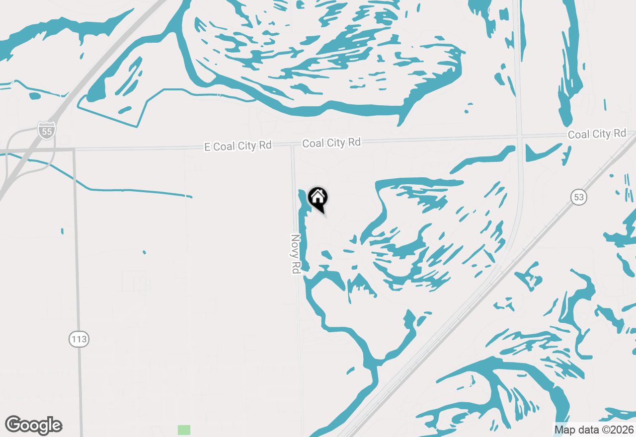 Map of 43 Hole In The Wall Court, Wilmington, IL 60481