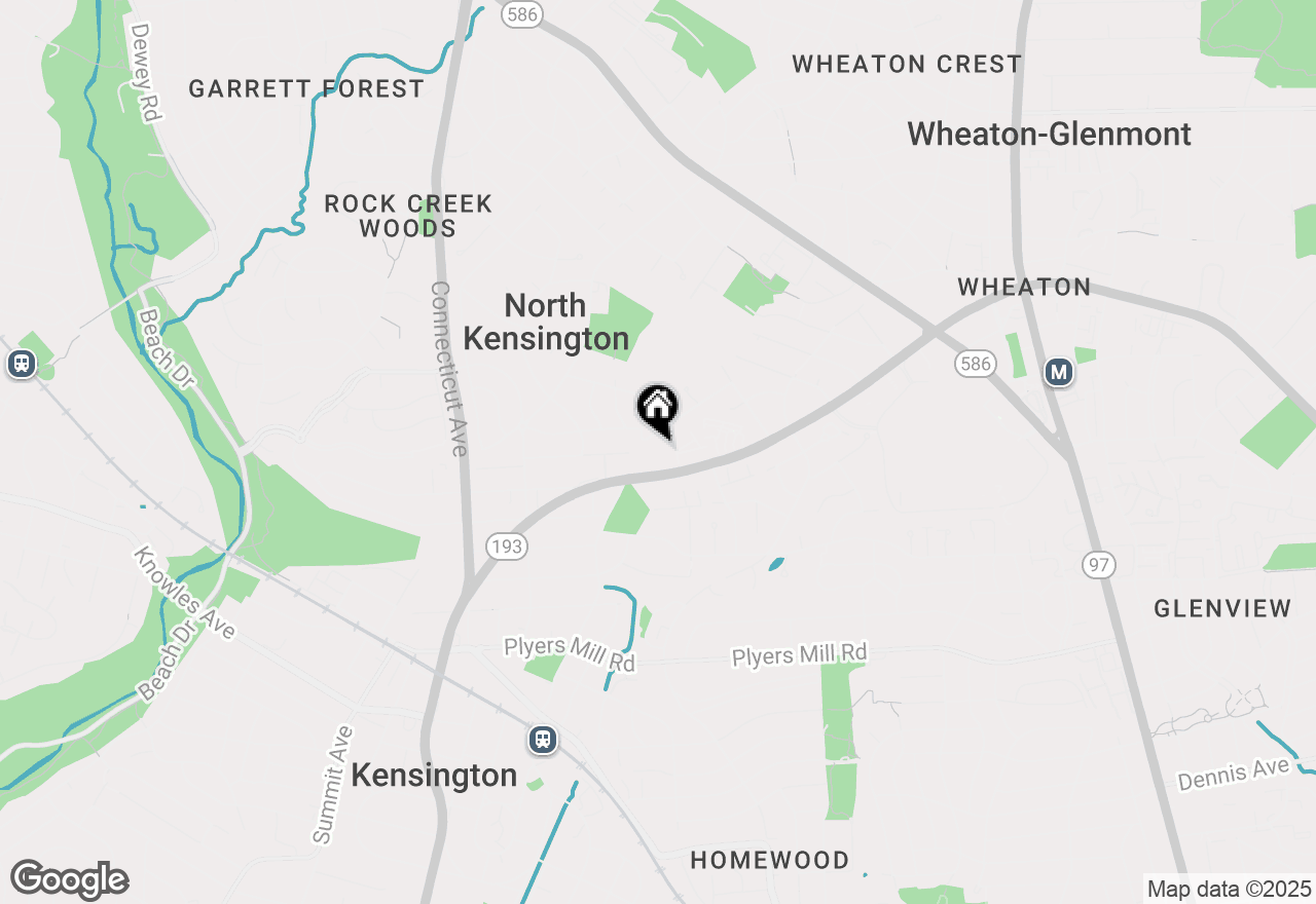 Map of 3333 University Boulevard W #206, Kensington, MD 20895