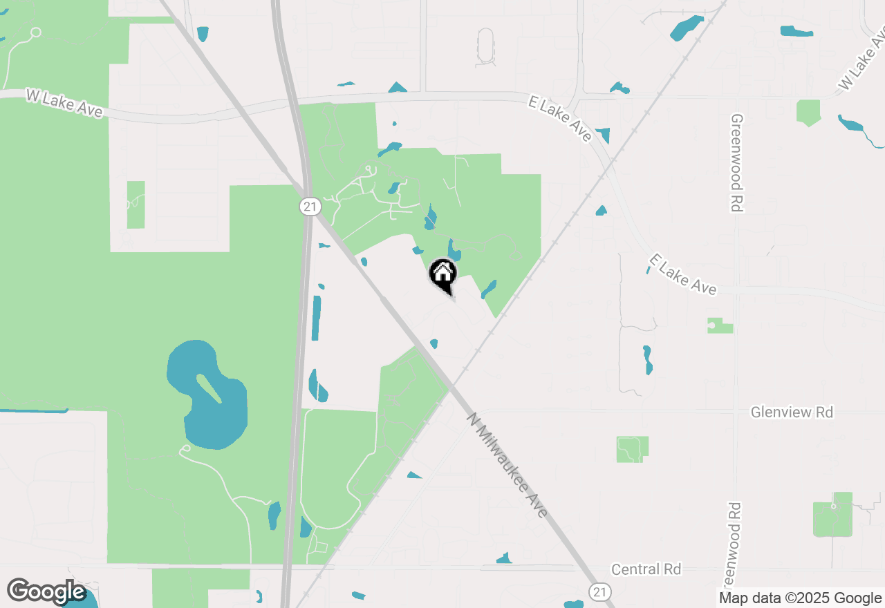 Map of 1091 Ironwood Court, Glenview, IL 60025