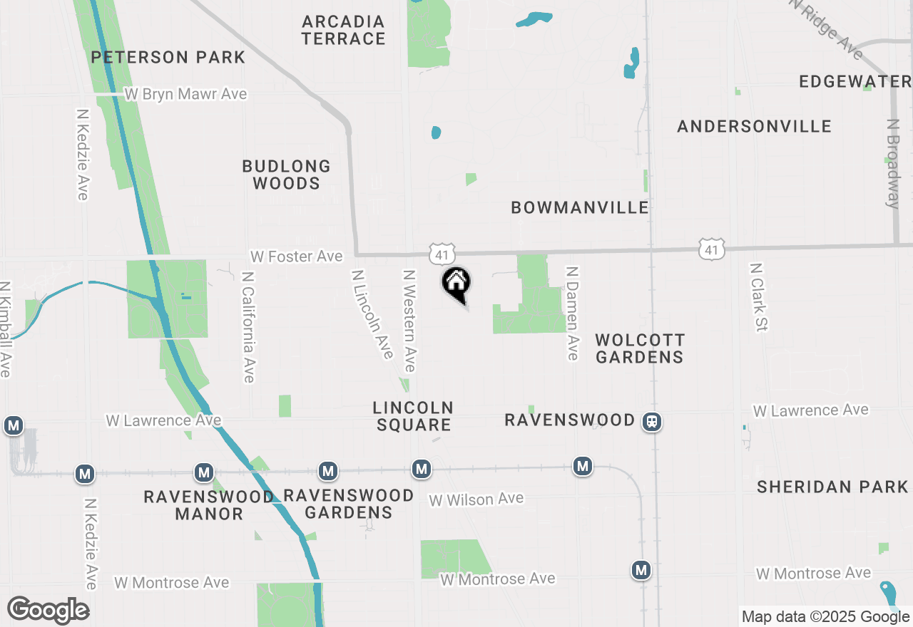 Map of 2252 W Winnemac Avenue #3E, Chicago, IL 60625