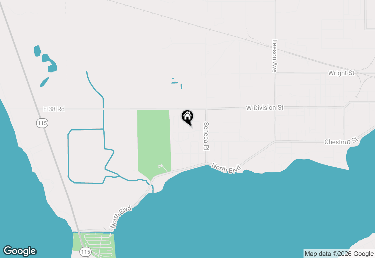 Map of 310 Kristy Jo Street, Cadillac, MI 49601