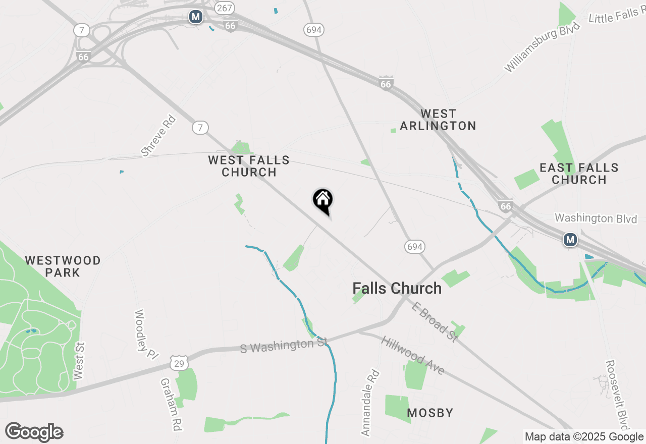 Map of 502 W Broad Street #209, Falls Church, VA 22046