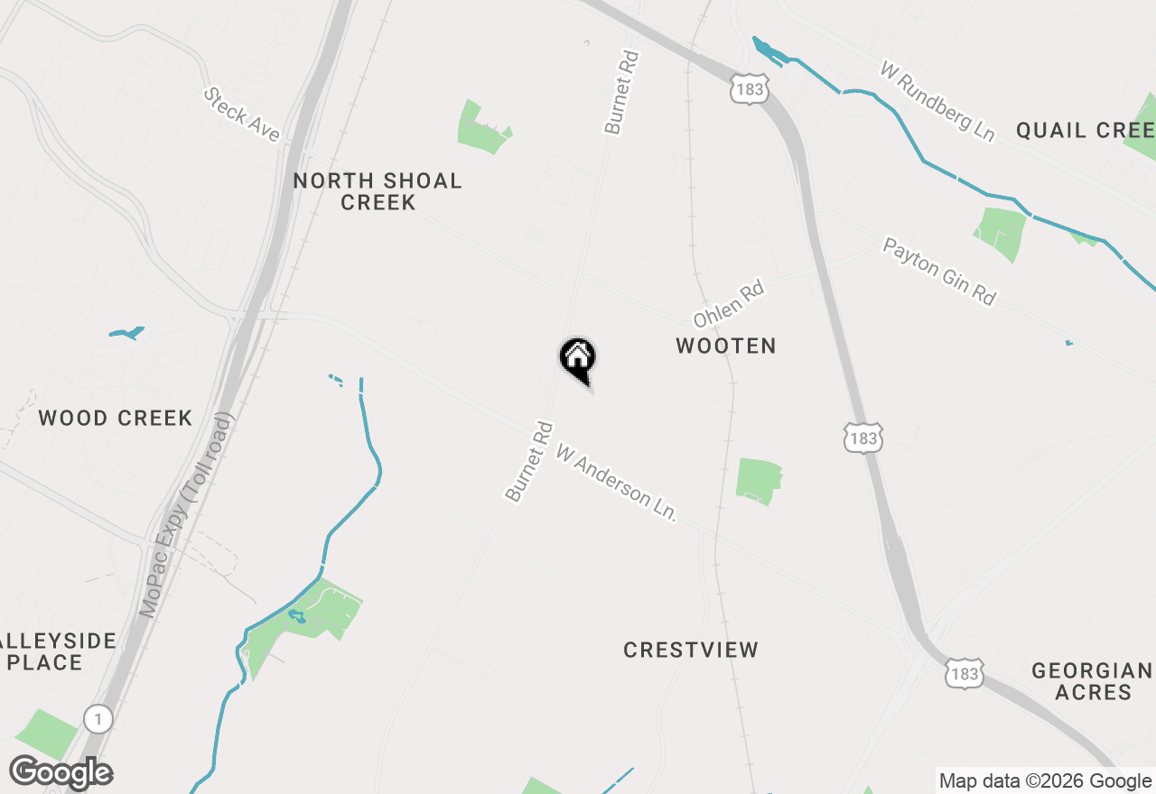 Map of 8001 Brockman St #A, Austin, TX 78757