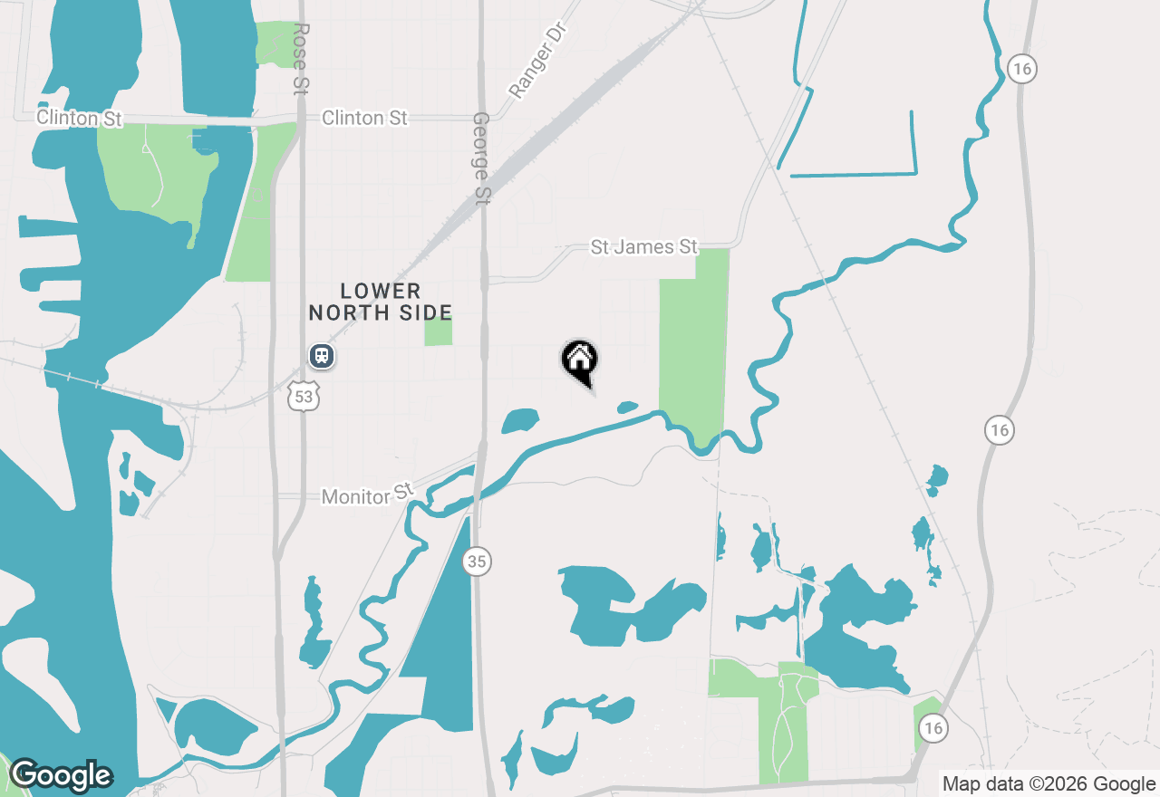 Map of 400 Prospect St, La Crosse, WI 54603