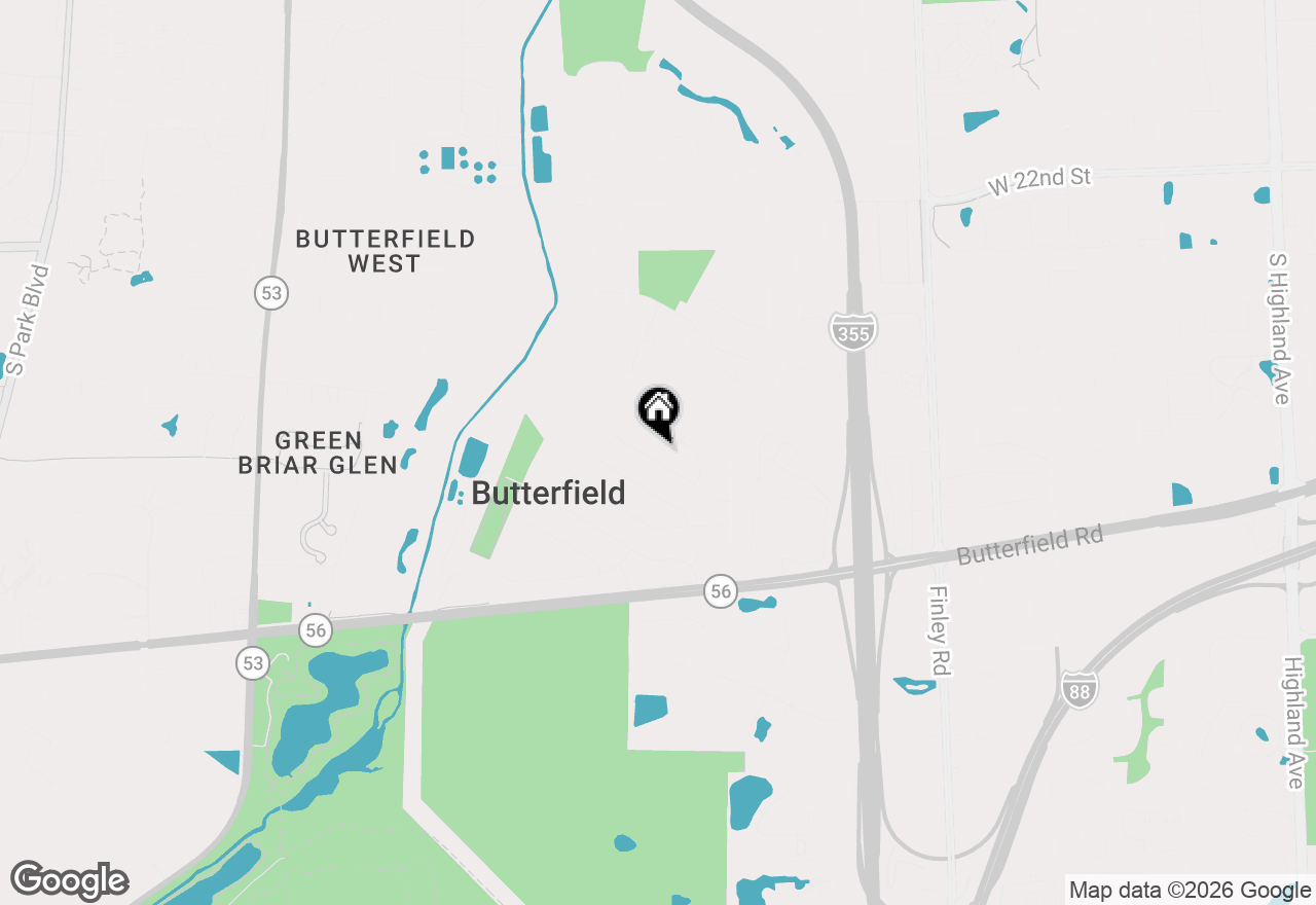 Map of 21W154 Everest Road, Lombard, IL 60148