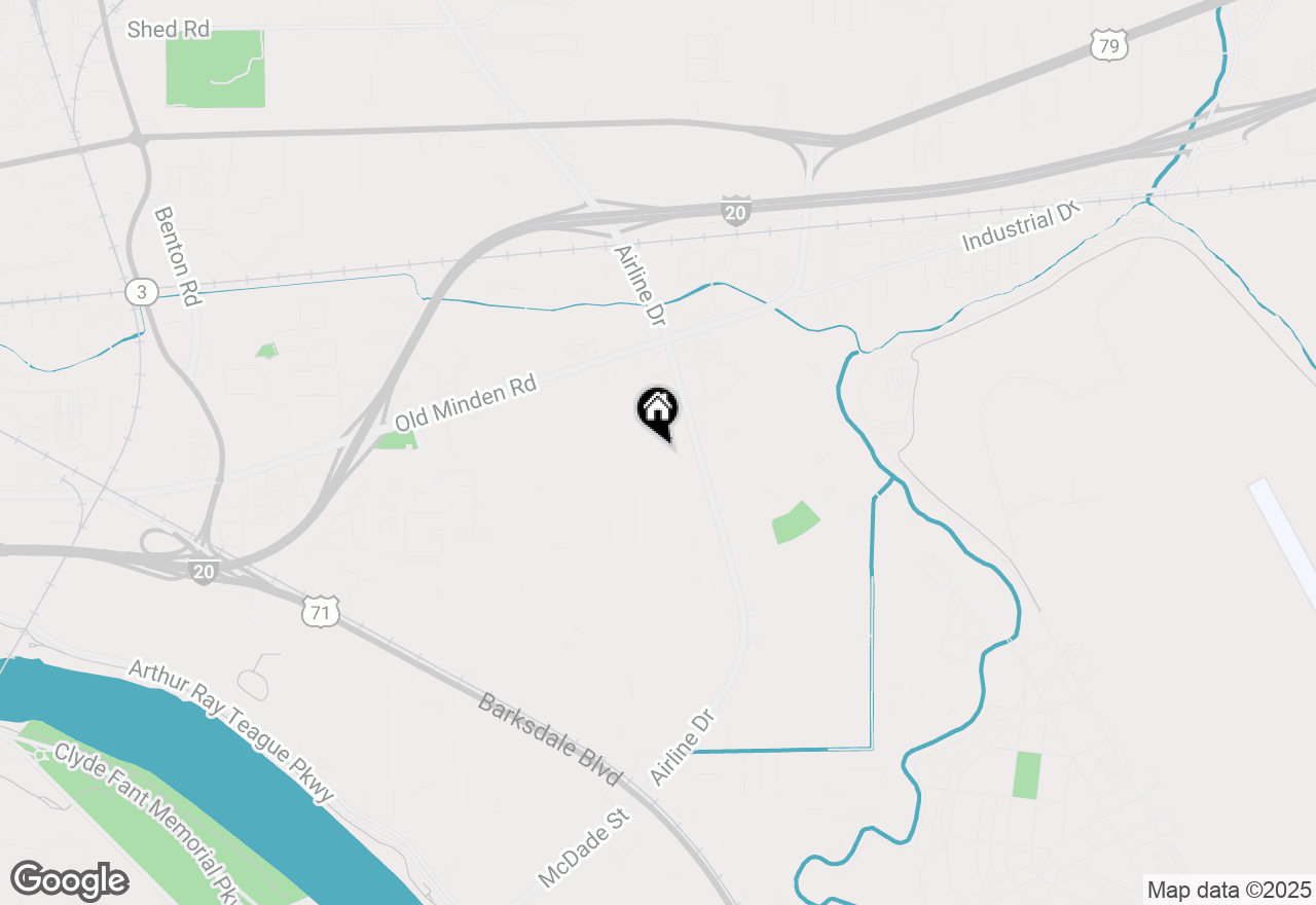 Map of 2916 Eugene, Bossier City, LA 71112