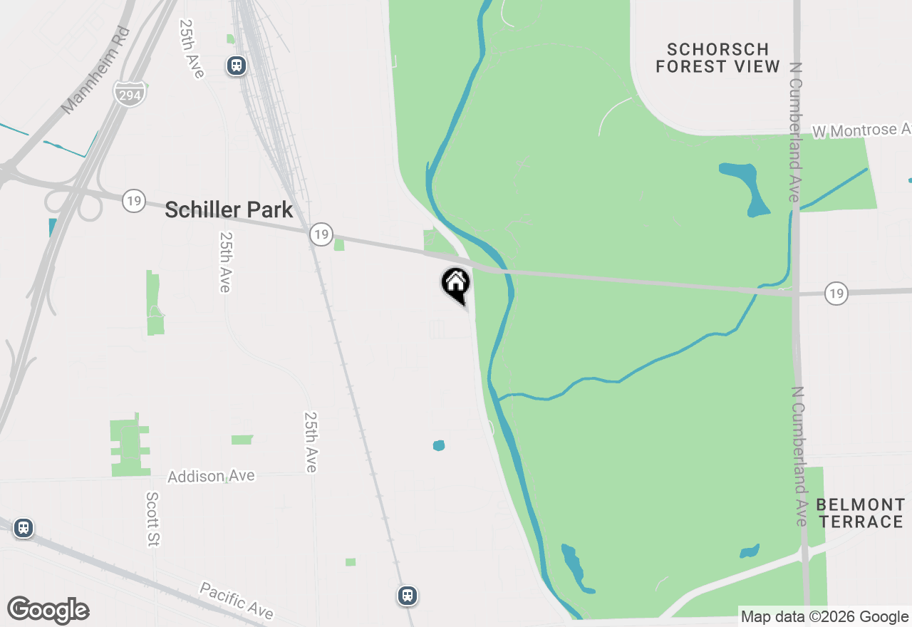 Map of 9216 Seymour Avenue W #1E, Schiller Park, IL 60176