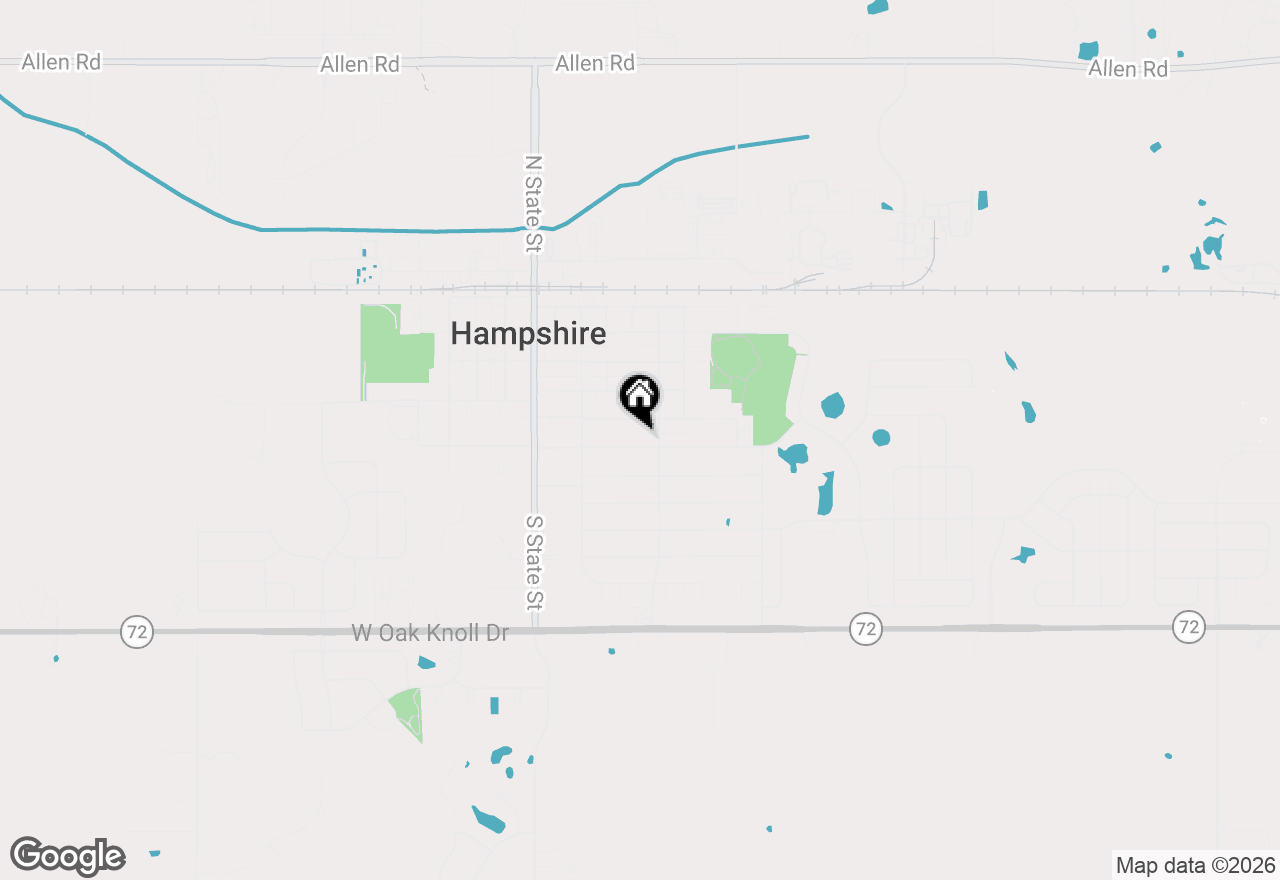 Map of 276 Panama Avenue, Hampshire, IL 60140