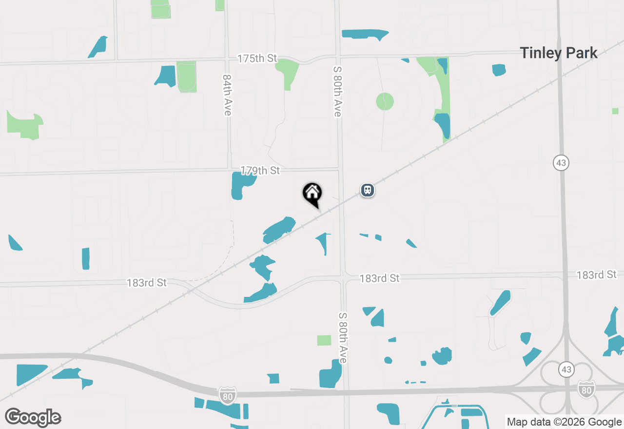 Map of 8107 Nielsen Drive, Tinley Park, IL 60477