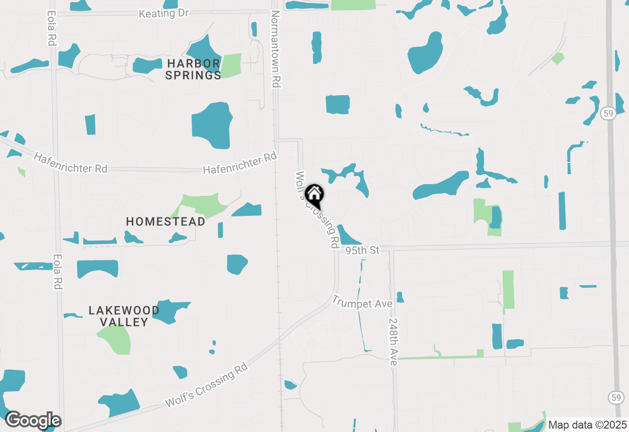 Map of 4444 Monroe Court, Naperville, IL 60564