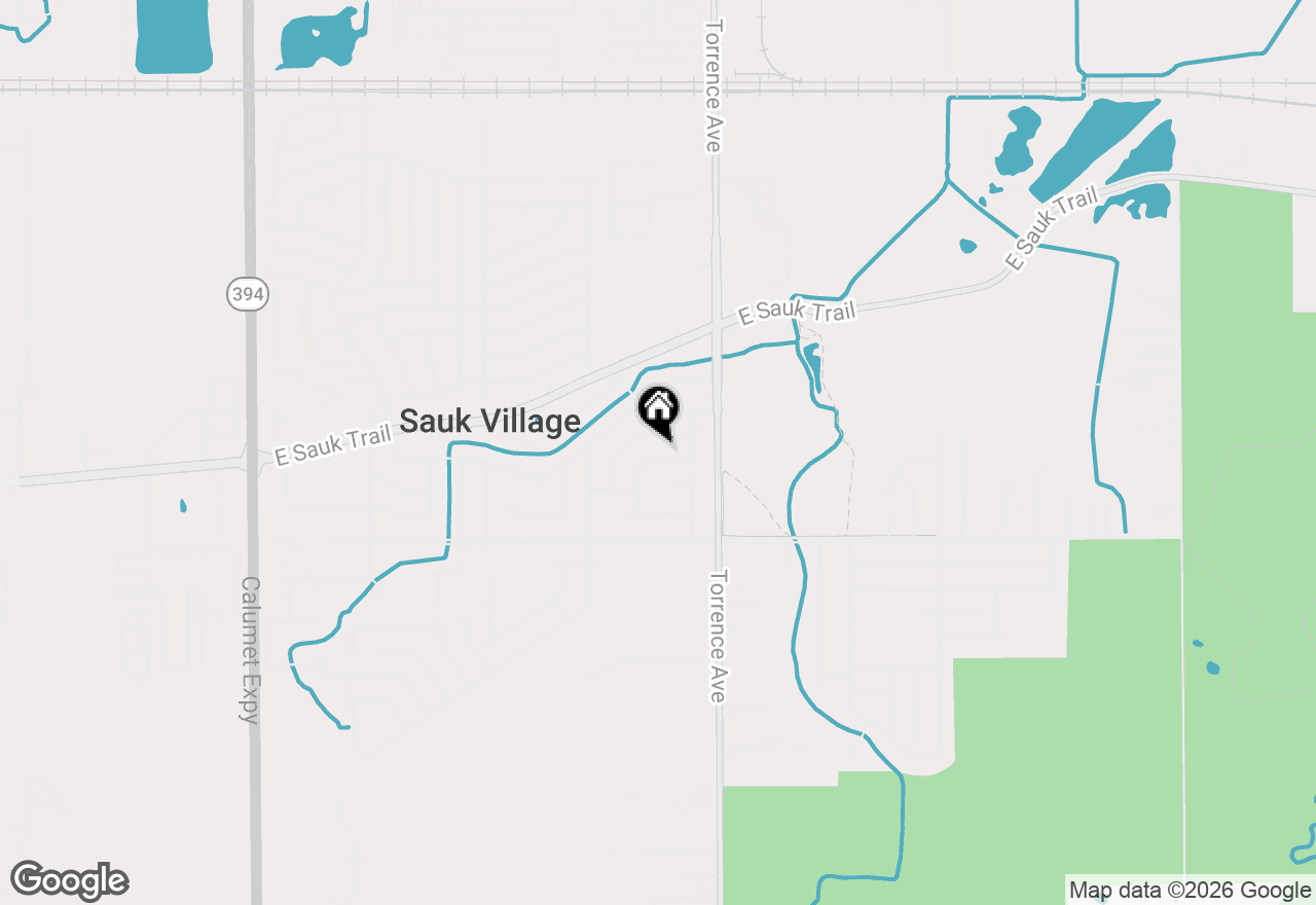 Map of 2463 Talandis Drive, Sauk Village, IL 60411