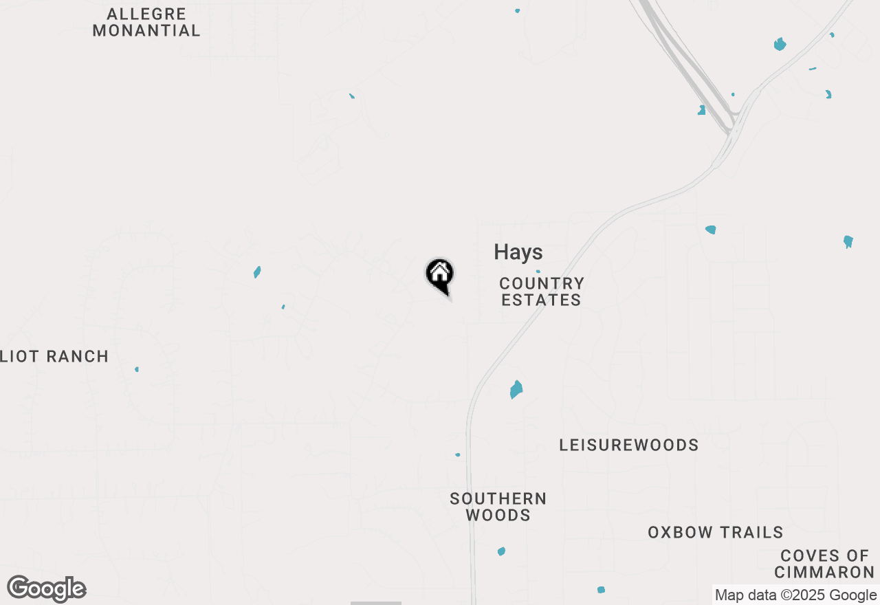 Map of 28 Country Oaks Dr, Buda, TX 78610