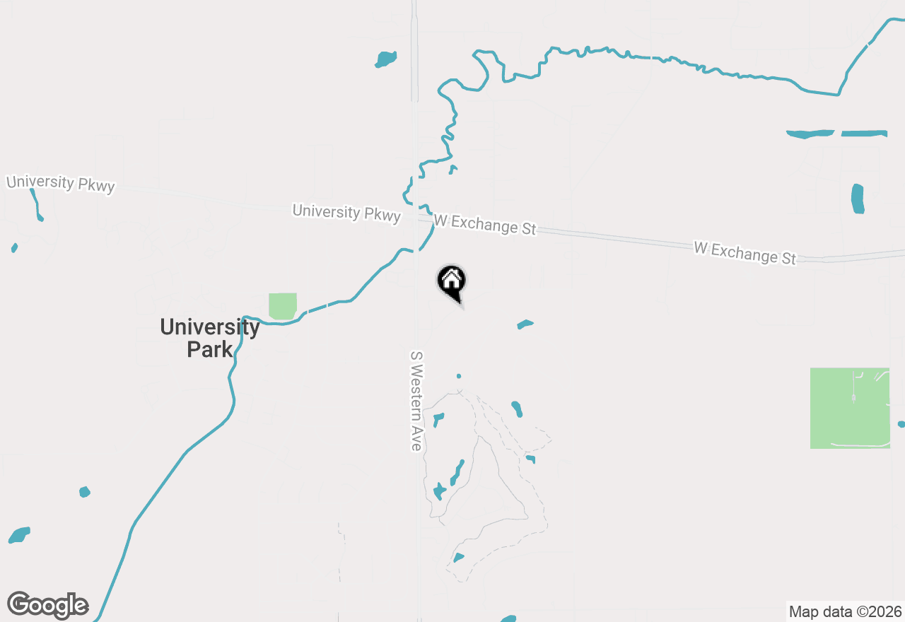 Map of 401 Pebble Beach Circle #401, University Park, IL 60484