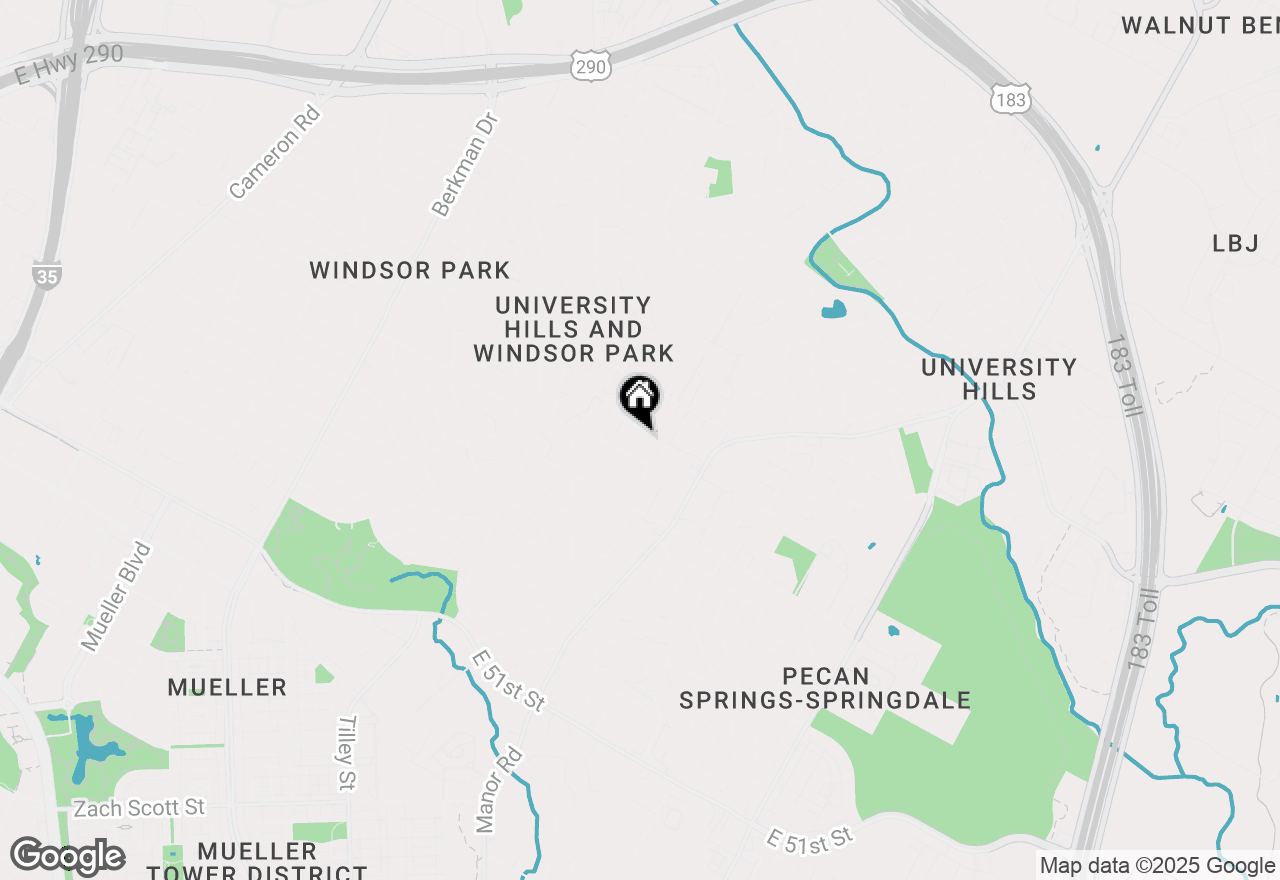 Map of 2601 Sweeney Ln, Austin, TX 78723