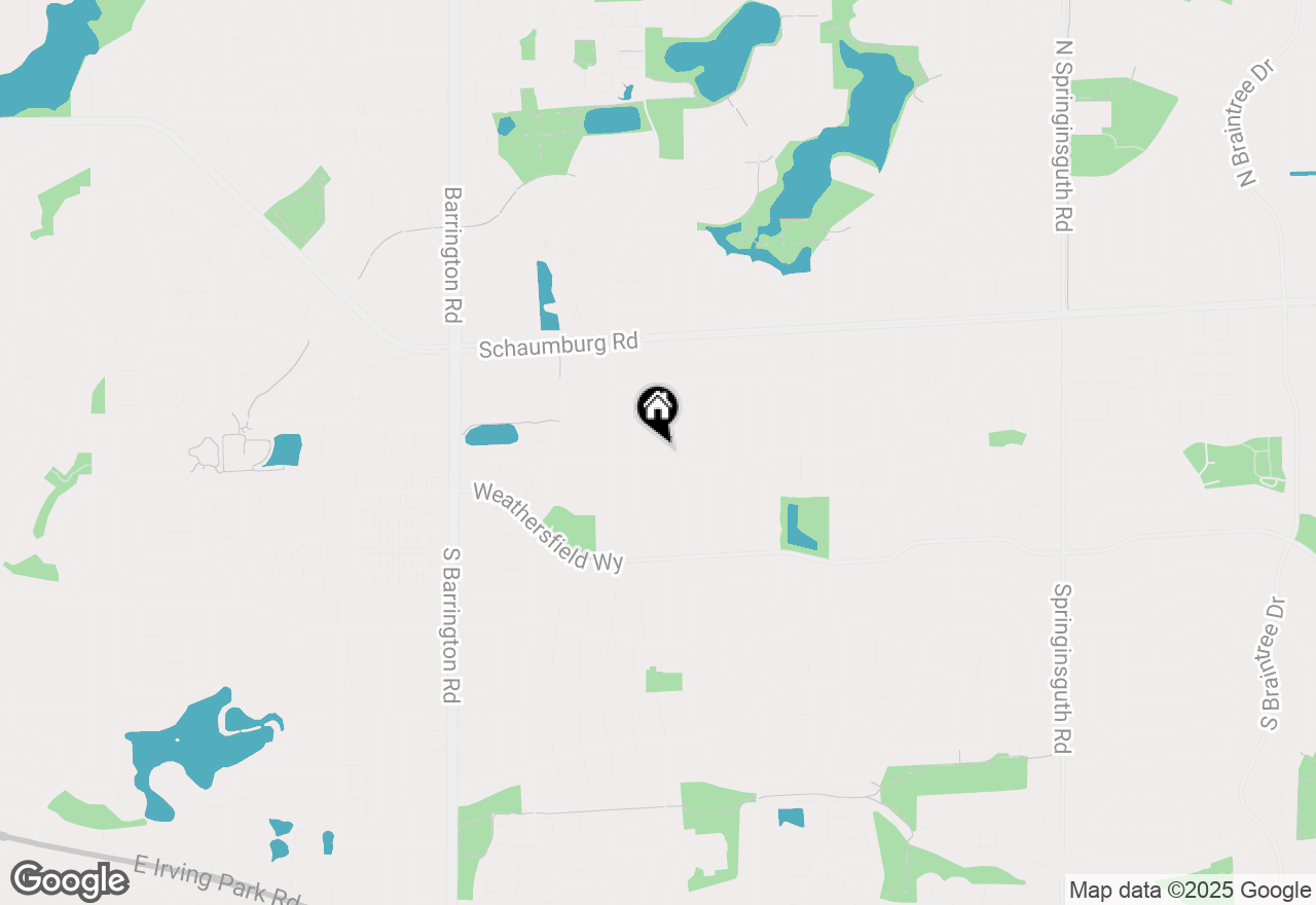 Map of 132 Millis Lane, Schaumburg, IL 60193