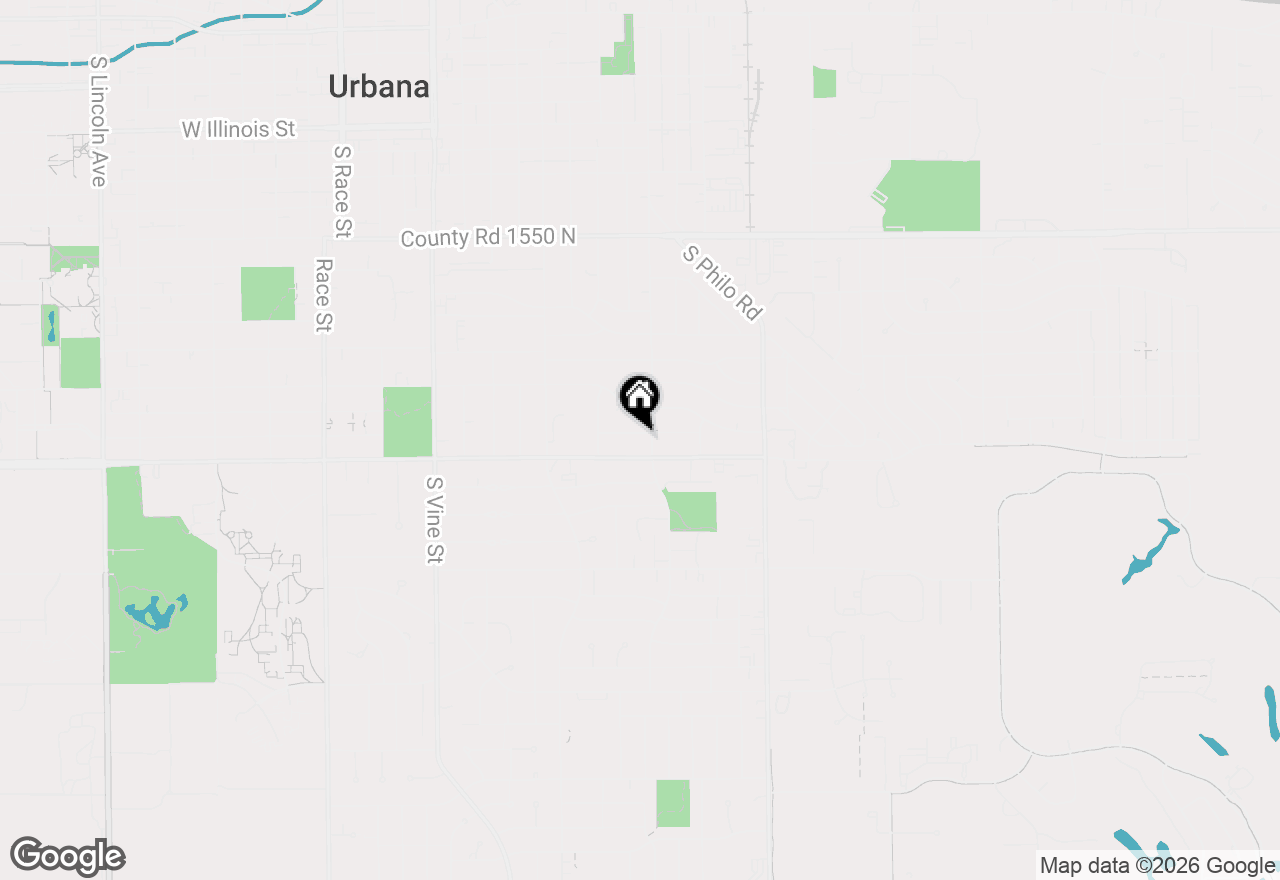 Map of 1005 E Delaware Avenue, Urbana, IL 61801