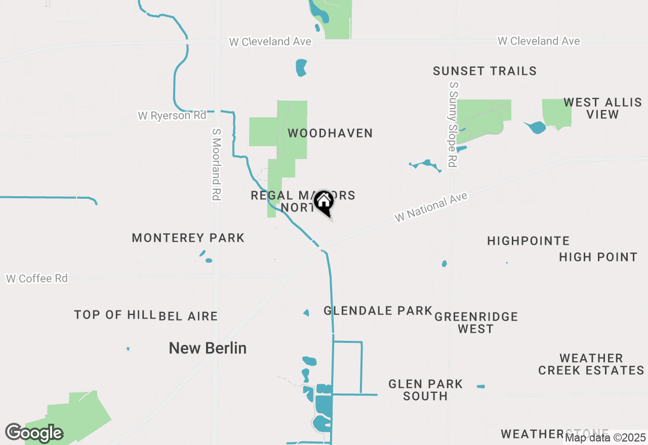 Map of 3315 S Regal Dr, New Berlin, WI 53151