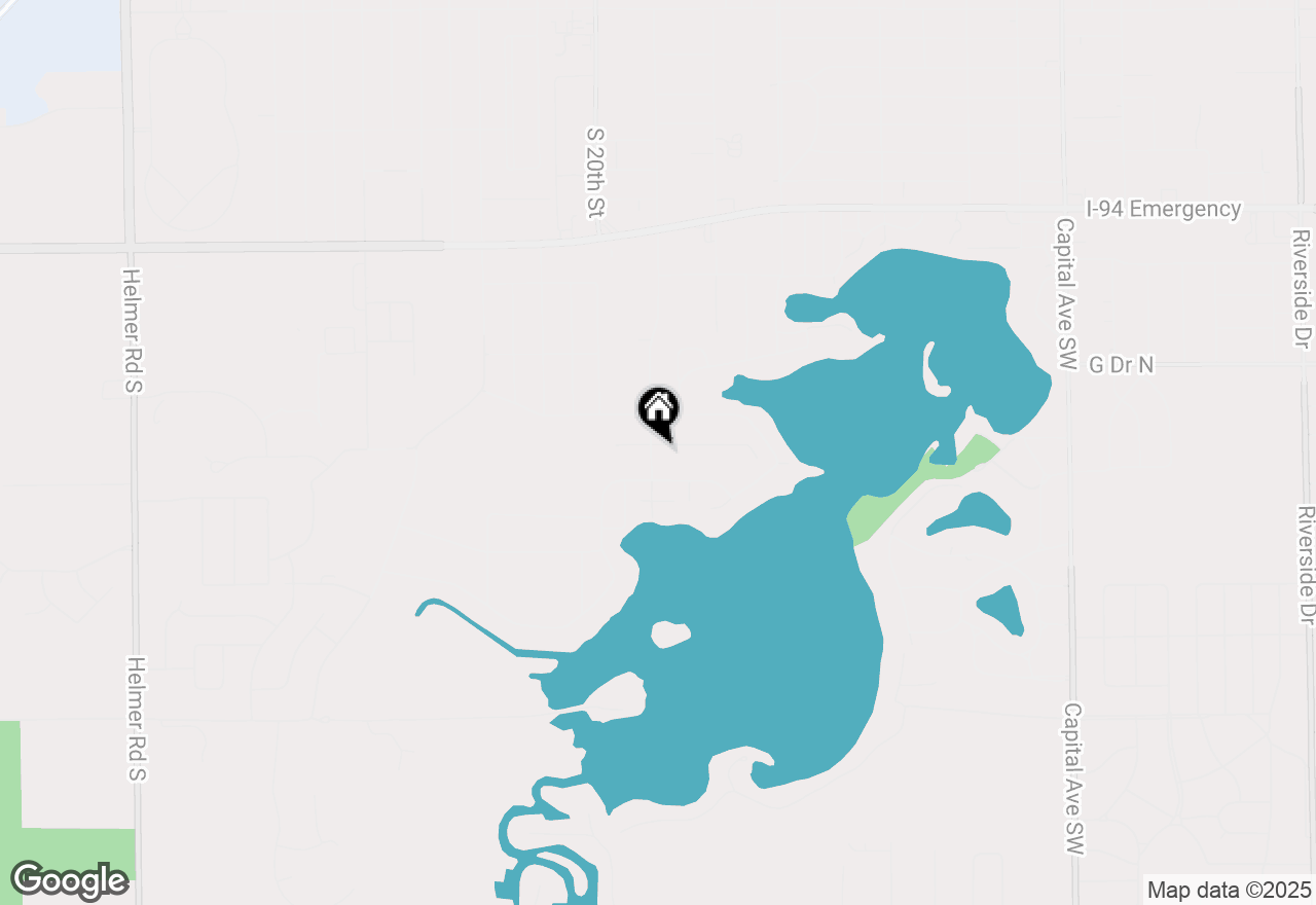 Map of 201 Woodrow Avenue S, Battle Creek, MI 49015