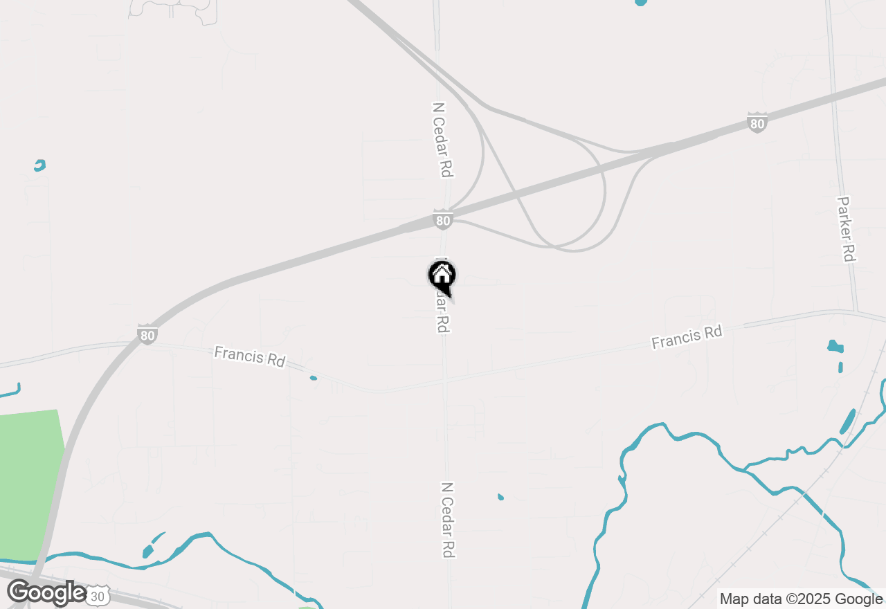 Map of (Address confidential), New Lenox, Illinois 60451