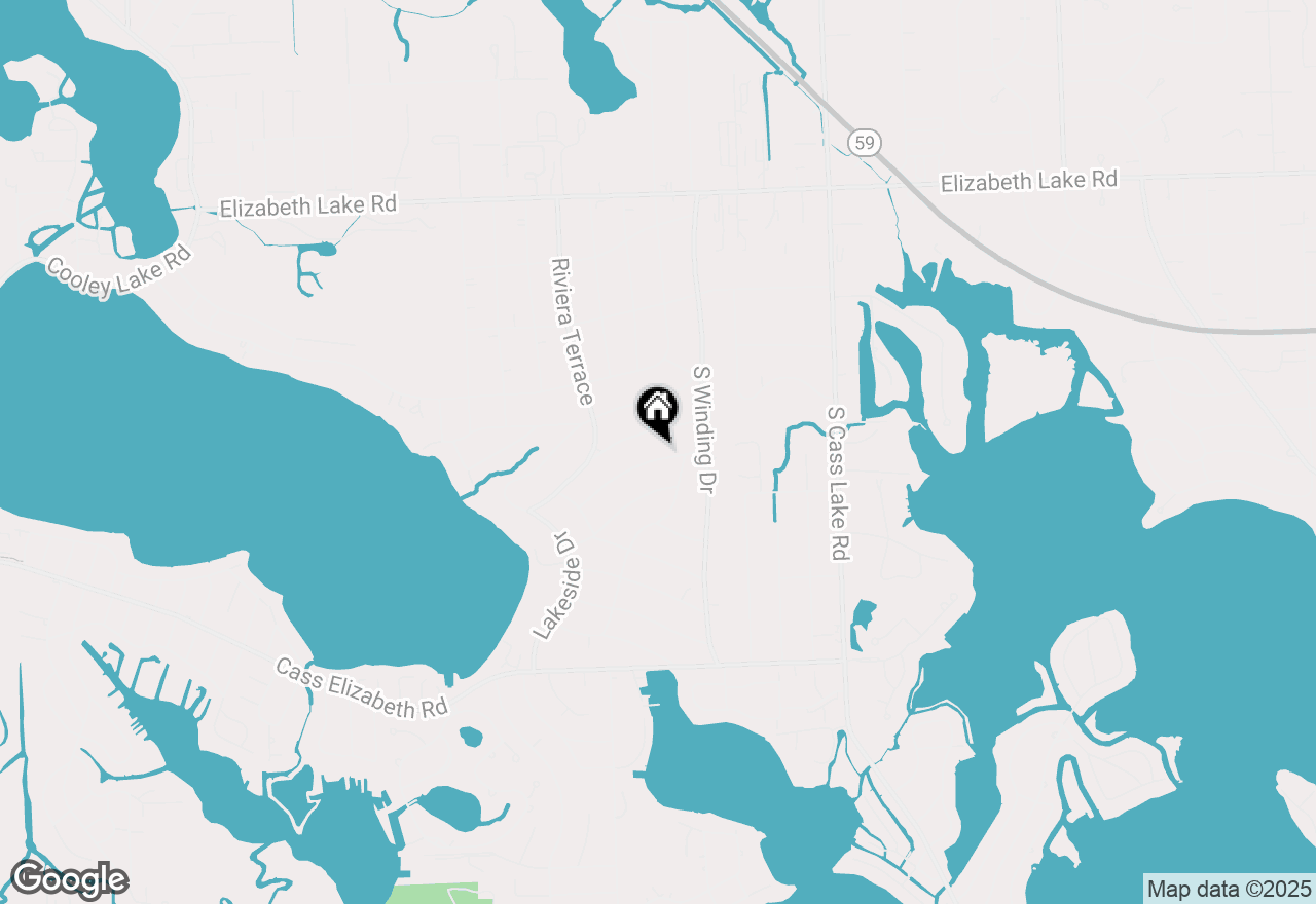 Map of 3888 Cresthaven Drive, Waterford, MI 48328