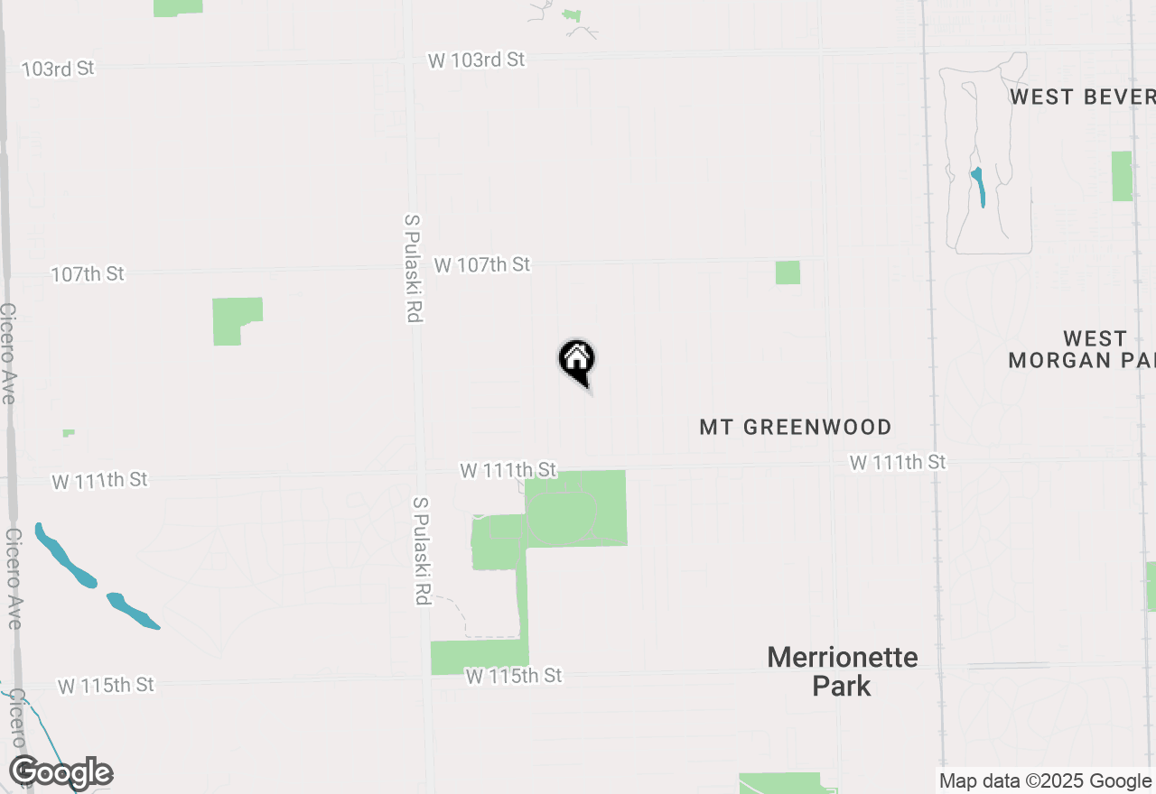 Map of 10939 S Lawndale Avenue, Chicago, IL 60655