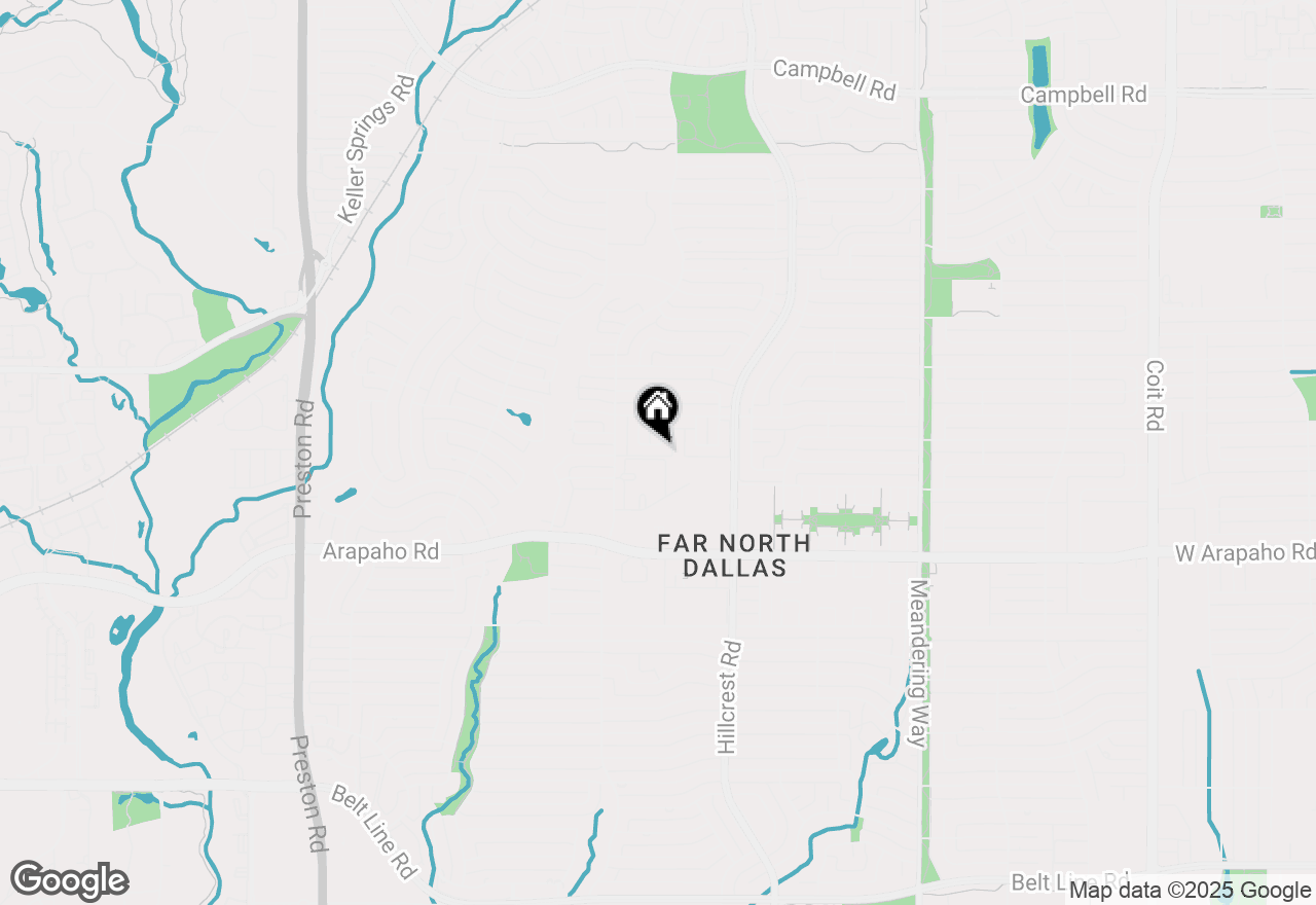 Map of 6853 Anglebluff Circle, Dallas, TX 75248