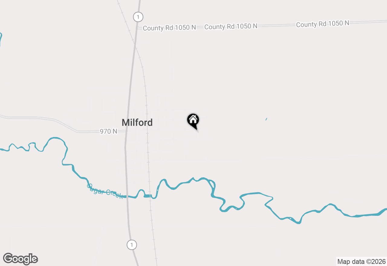 Map of 612 E Jones Street, Milford, IL 60953