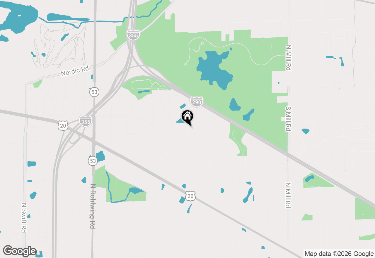 Map of 1267 N Itasca Road, Addison, IL 60101