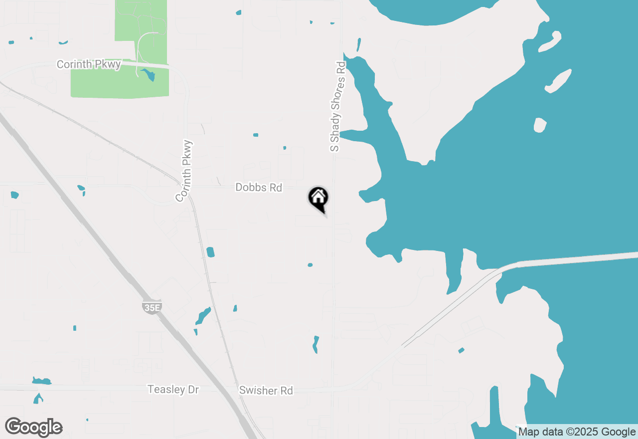 Map of 212 Luna Lane, Lake Dallas, TX 75065