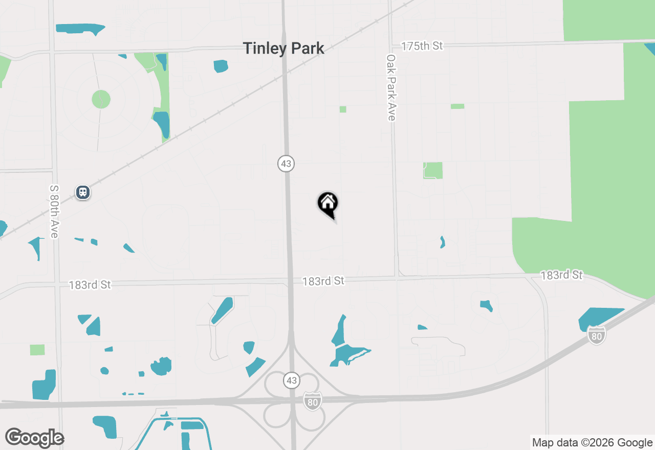 Map of 18106 Sayre Avenue, Tinley Park, IL 60477
