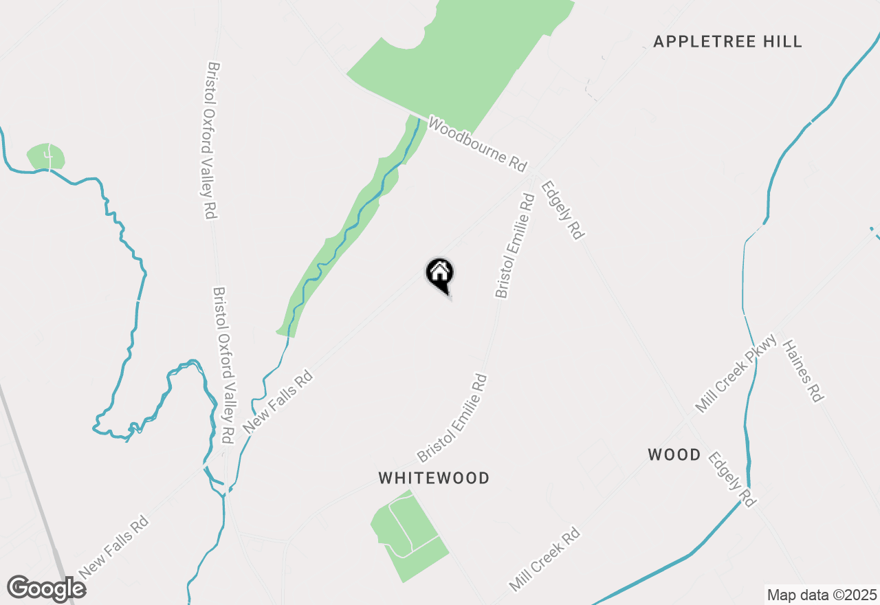 Map of 331 Indian Creek Drive, Levittown, PA 19057