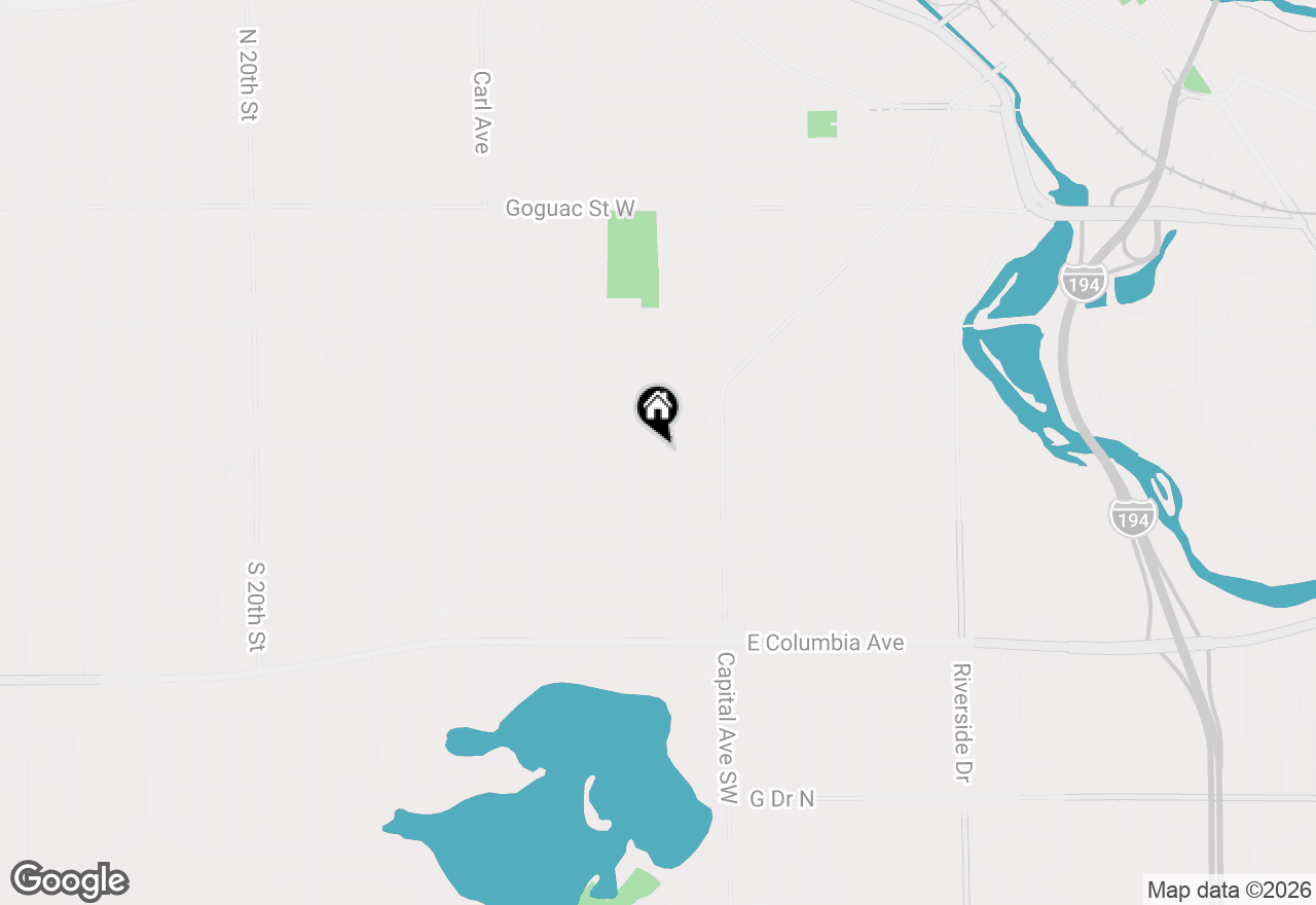 Map of 223 W Territorial Road, Battle Creek, MI 49015