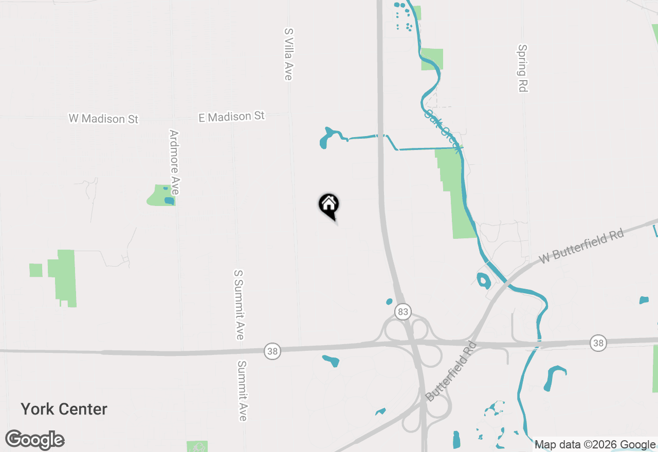 Map of 515 Calduto Circle, Villa Park, IL 60181
