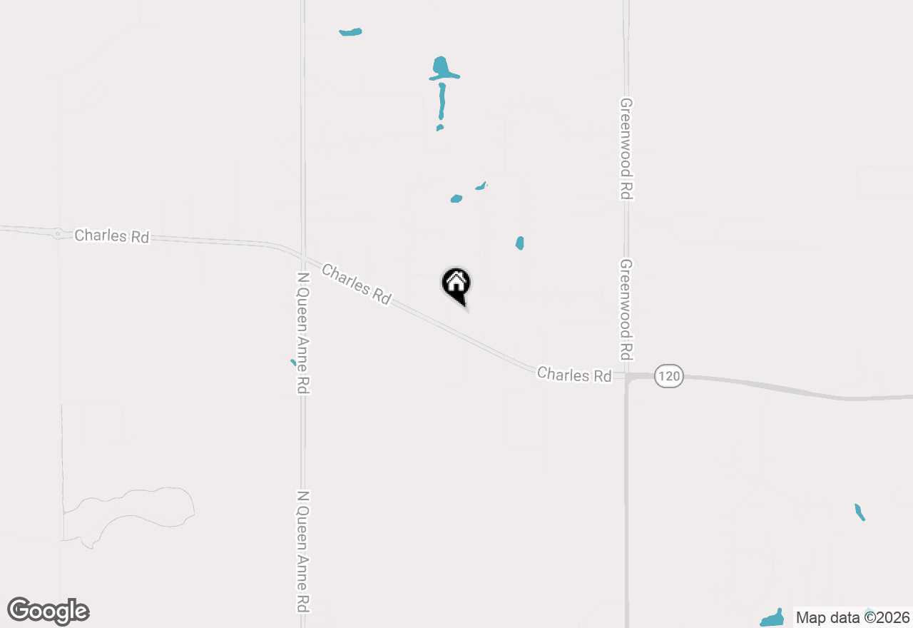 Map of 10604 Charles Road, Woodstock, IL 60098