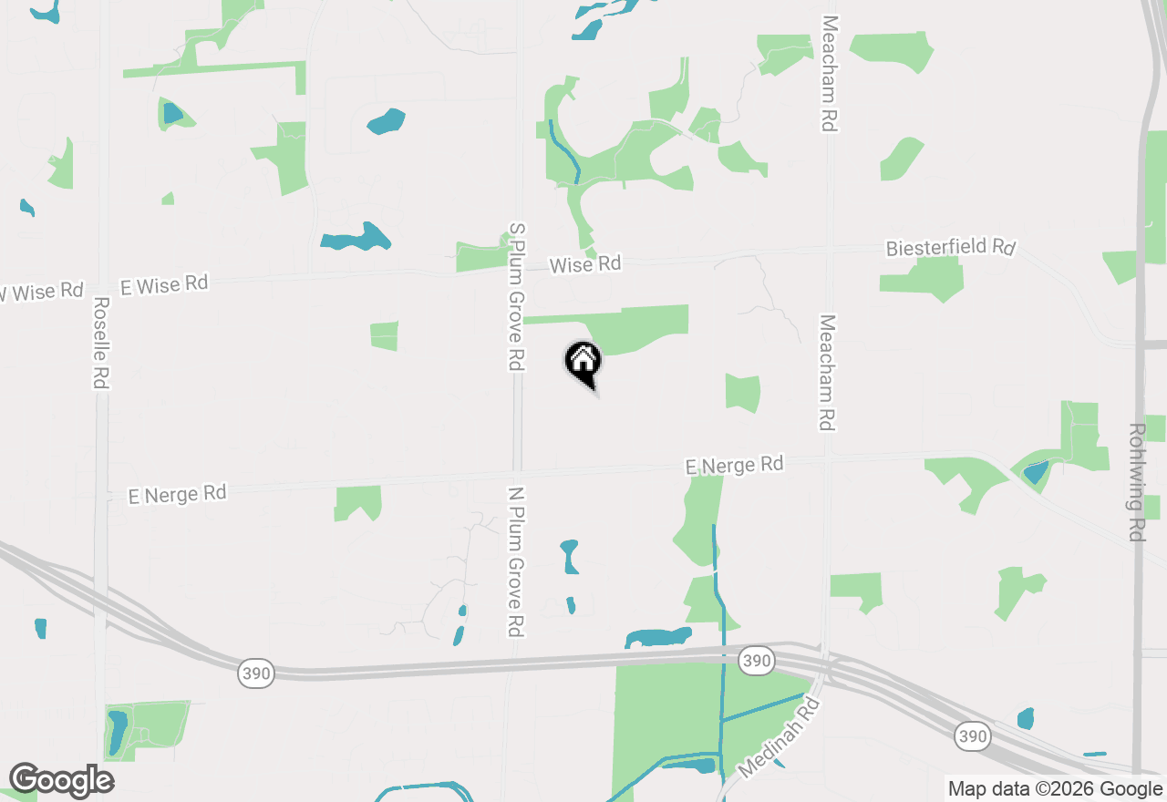 Map of 1842 Hawk Lane, Elk Grove Village, IL 60007