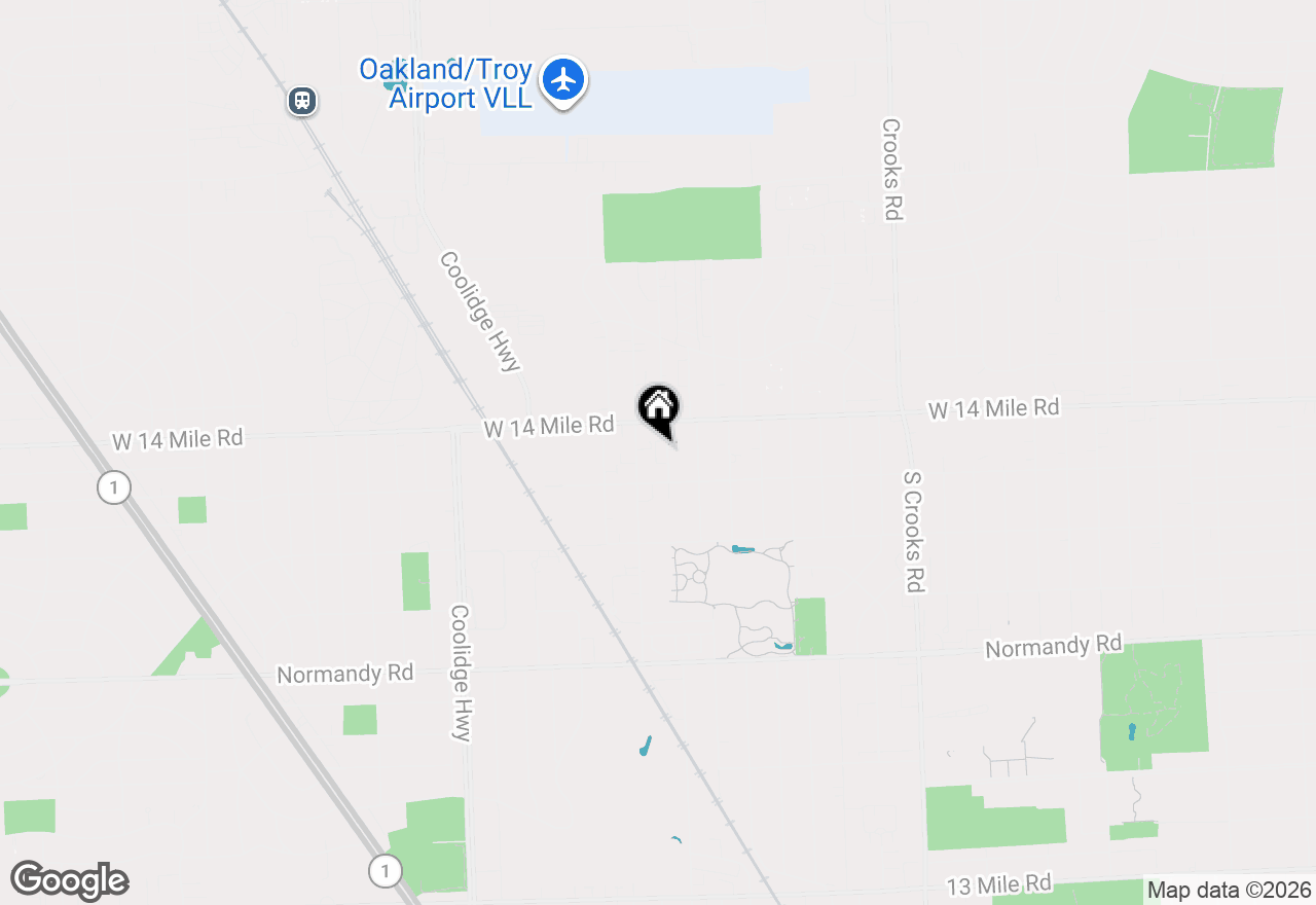 Map of 4620 Leafdale Avenue #C5, Royal Oak, MI 48073