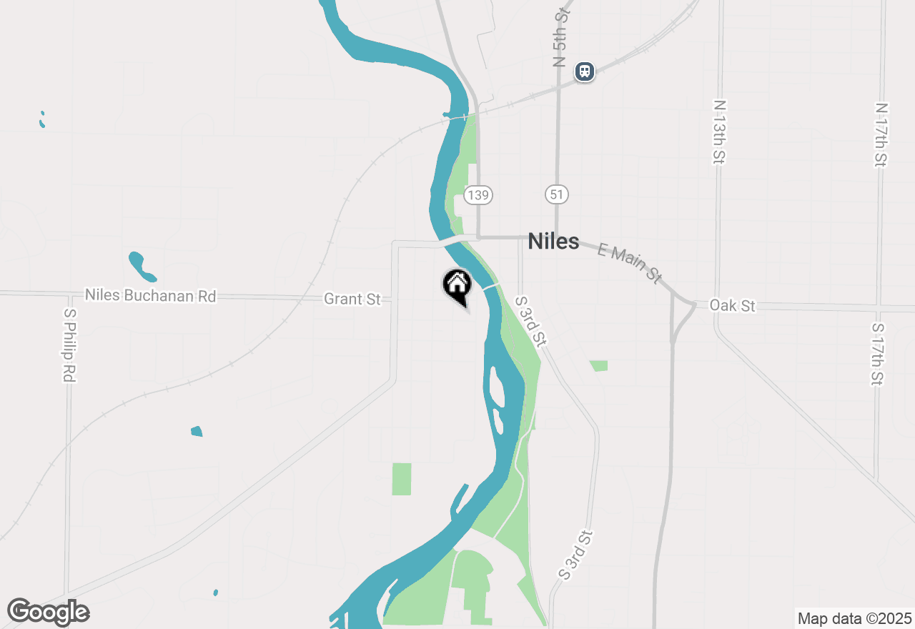 Map of 23 Market Street, Niles, MI 49120
