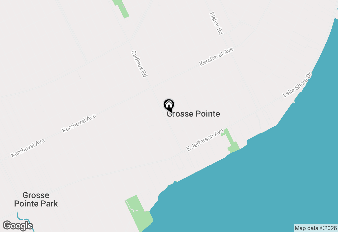 Map of 37 Cranford Lane, Grosse Pointe, MI 48230