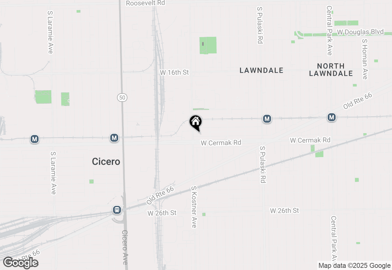 Map of 4351 W 21st Place, Chicago, IL 60623