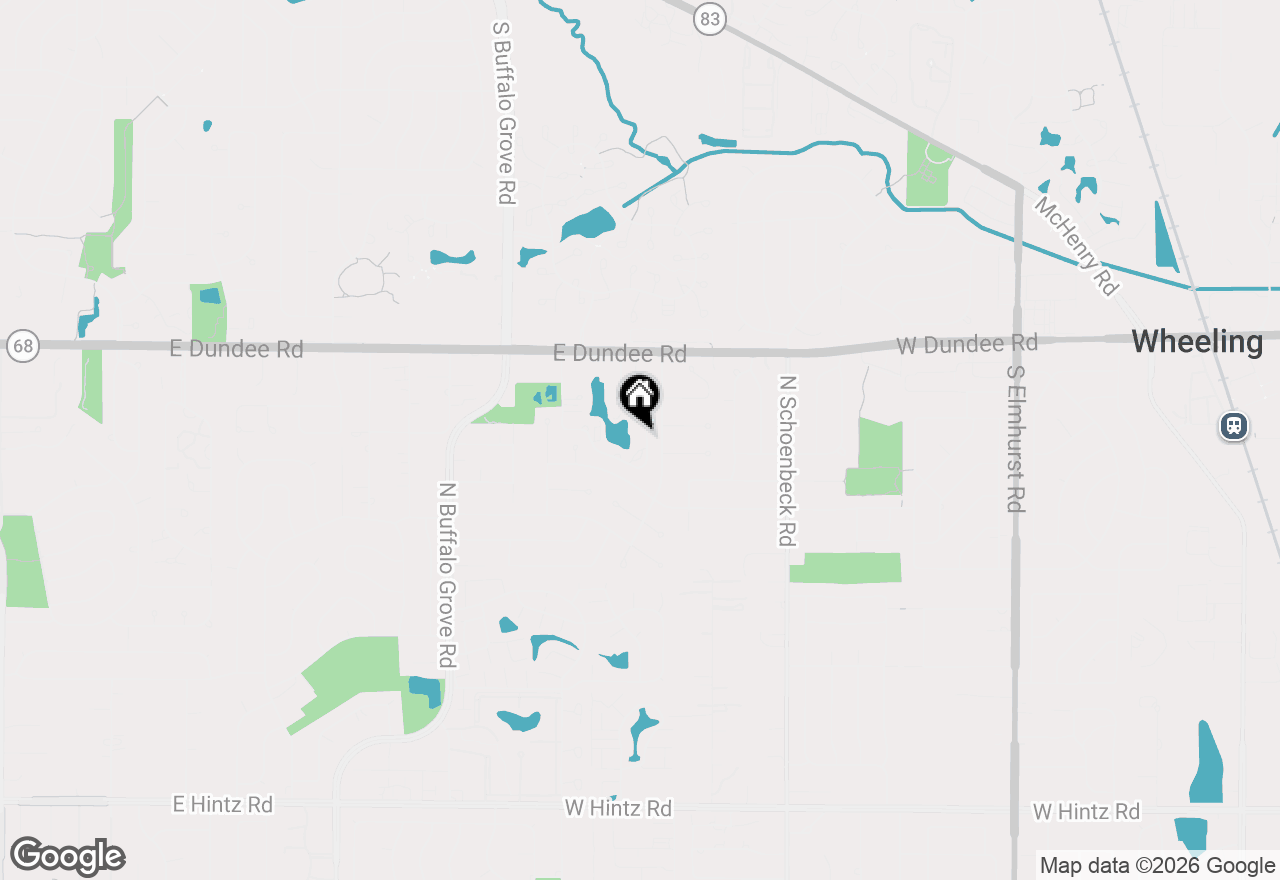 Map of 175 Lake Boulevard #318, Buffalo Grove, IL 60089