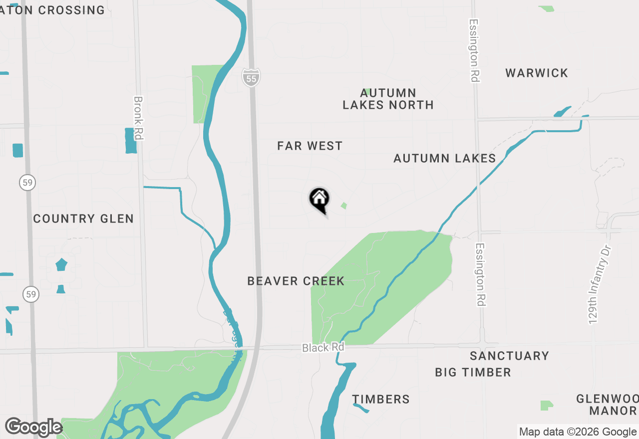 Map of 1243 Rick Court, Joliet, IL 60431