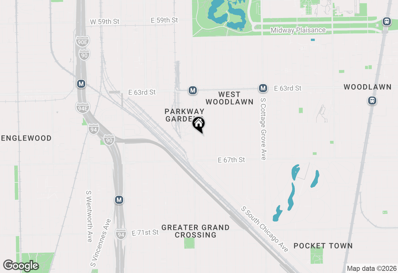 Map of 6540 S Vernon Avenue, Chicago, IL 60637