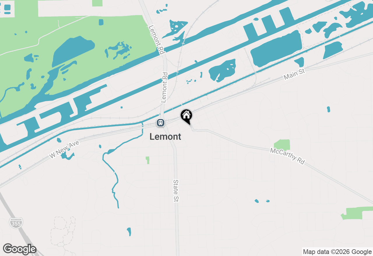Map of 307 Cass Street, Lemont, IL 60439