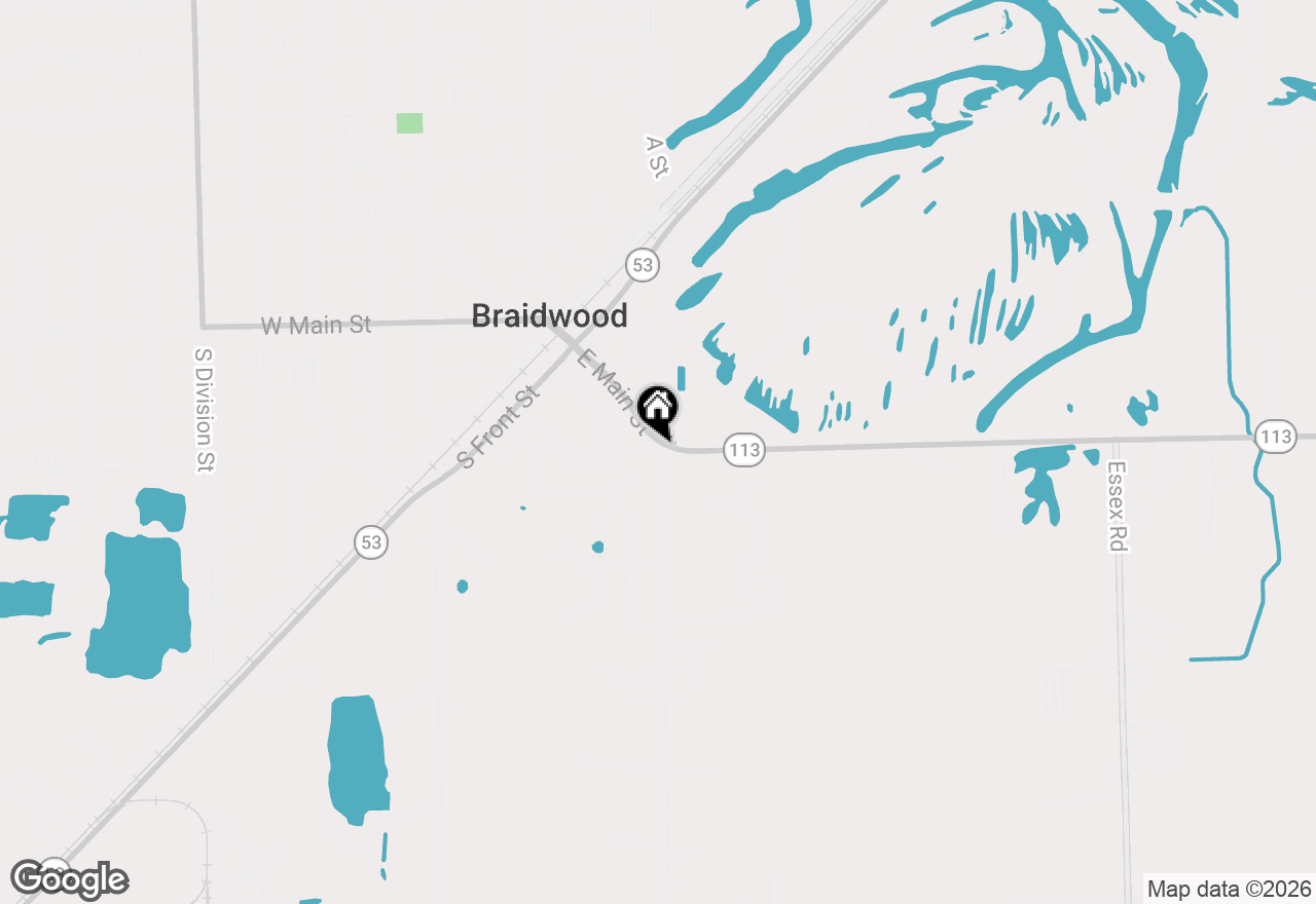 Map of 405 E Reed Street #13, Braidwood, IL 60408