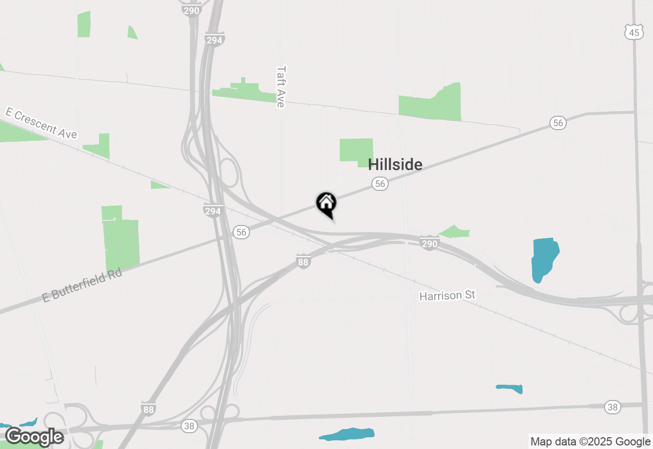 Map of 236 N Irving Avenue, Hillside, IL 60162