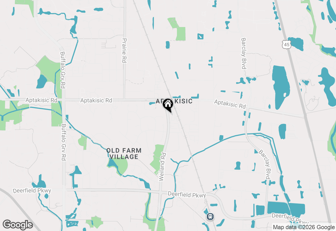 Map of 20739 N Weiland Road, Prairie View, IL 60069