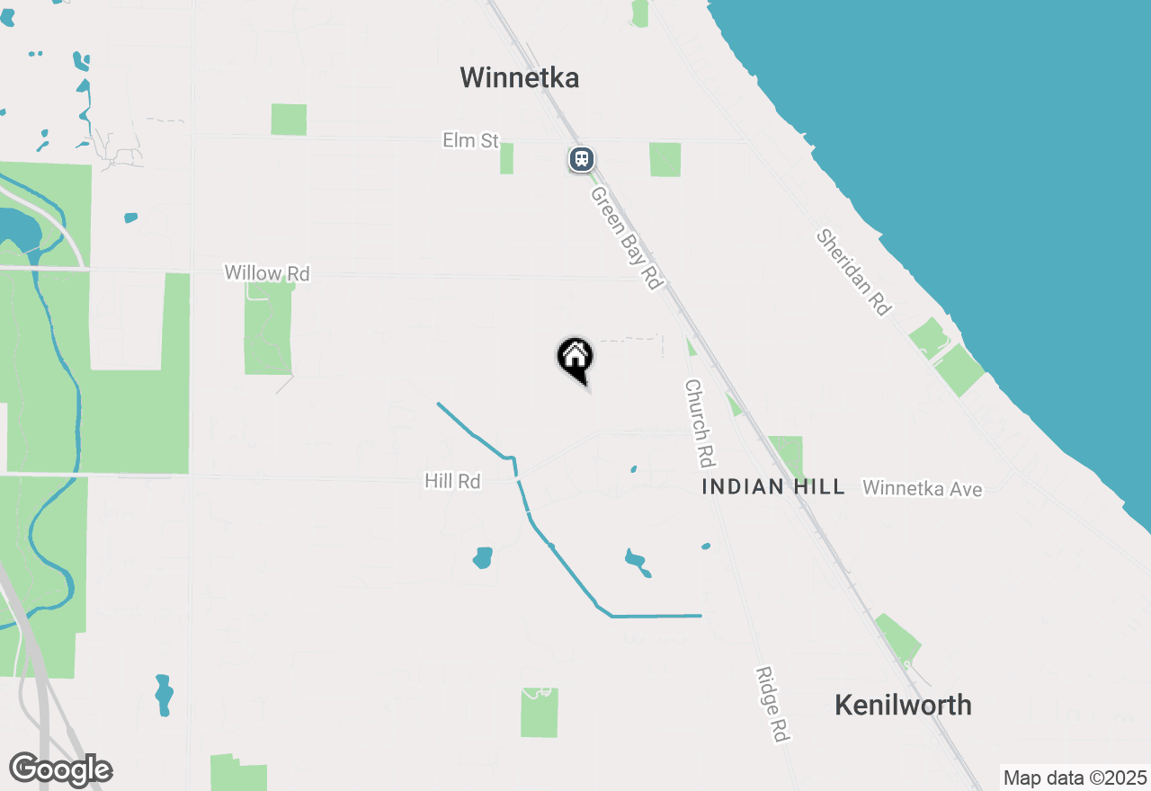 Map of (Address confidential), Winnetka, Illinois 60093