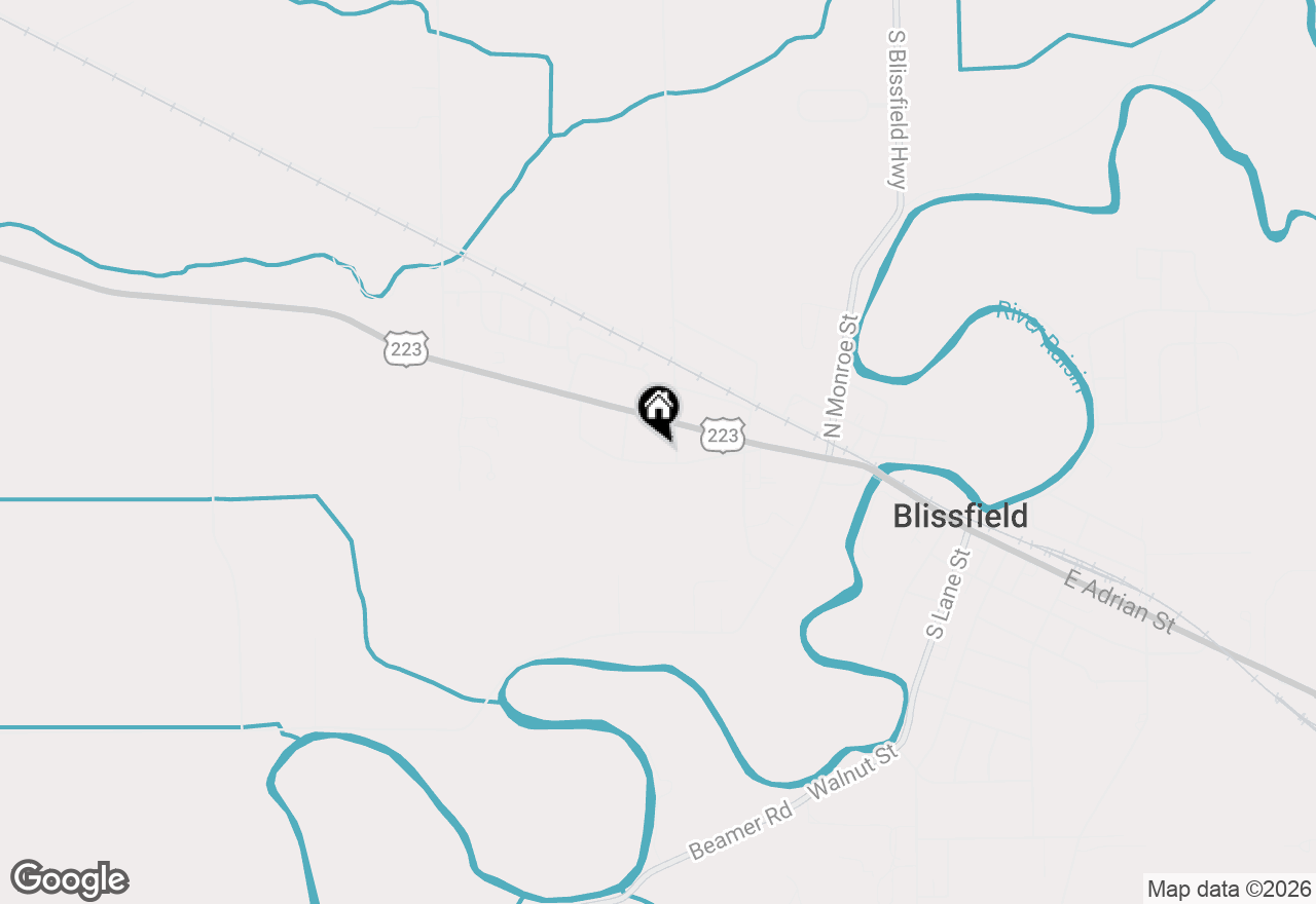 Map of 606 High Street, Blissfield, MI 49228