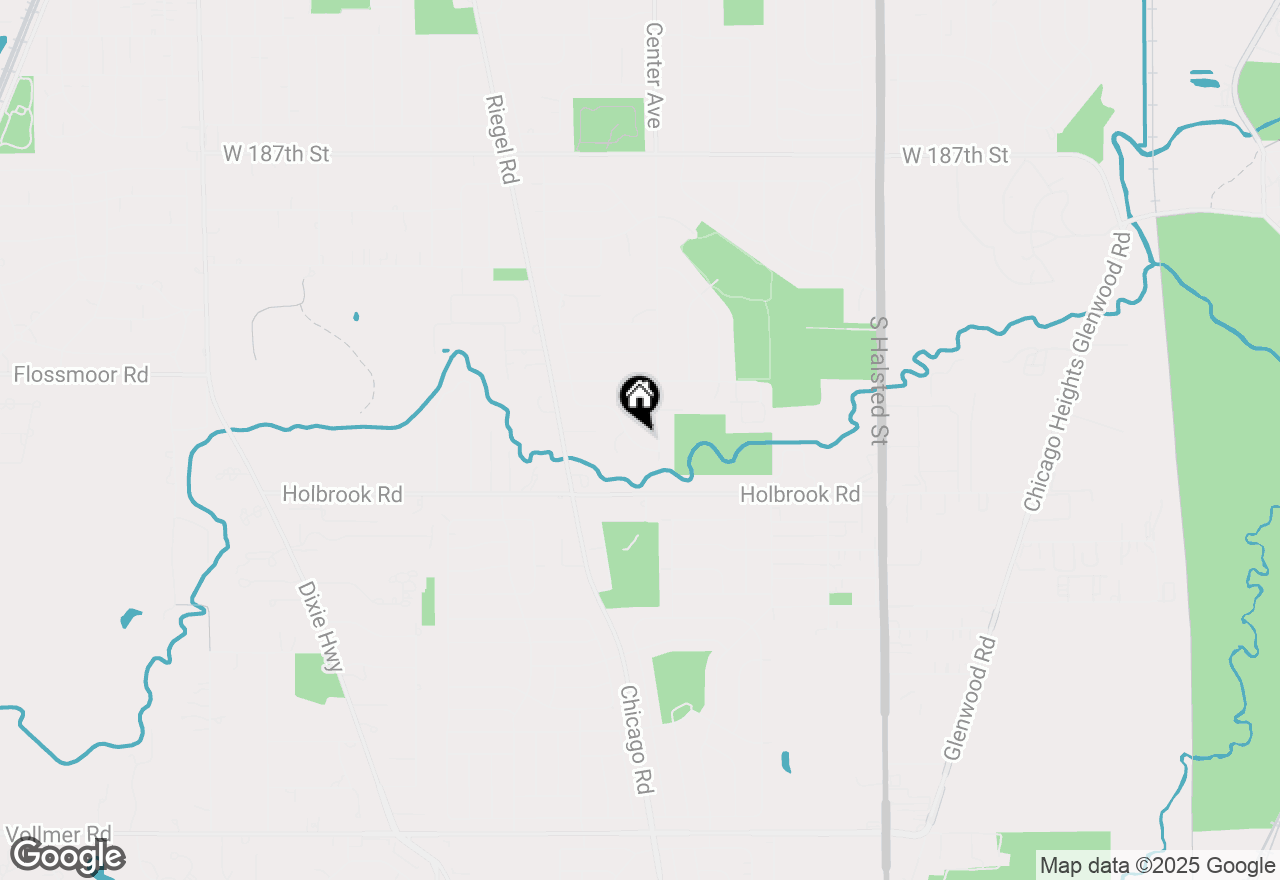 Map of 19147 Loomis Avenue, Homewood, IL 60430