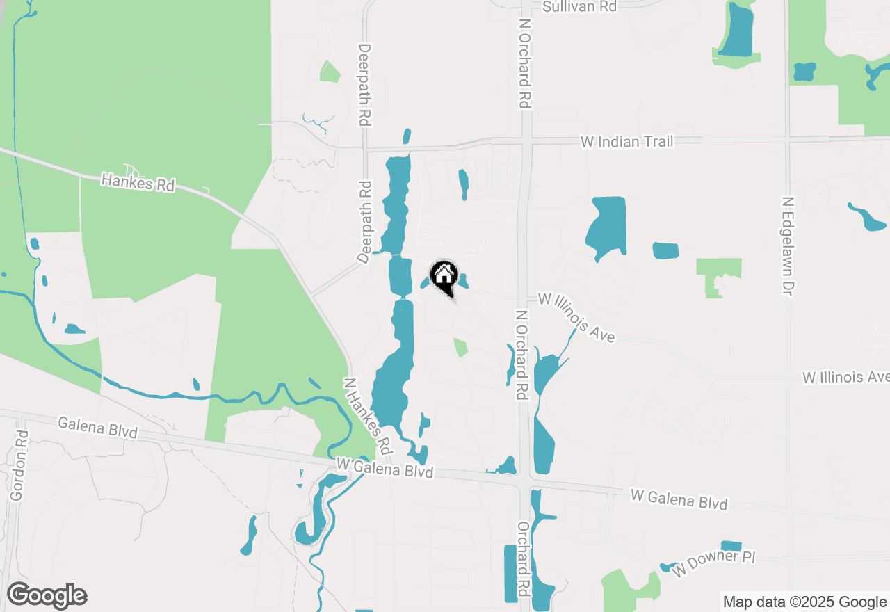 Map of 2523 Briarwood Court, Aurora, IL 60506